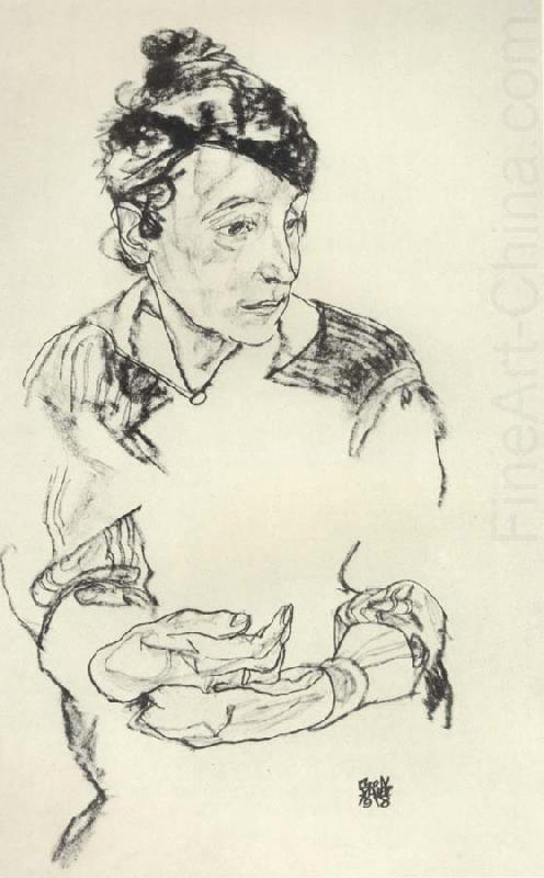 Egon Schiele Portrait of the Artist-s mother china oil painting image